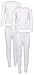 Arctic Hero Boys 2-Pack Thermal Underwear Top and Pant Set - Ecru/Ecru - 8/10
