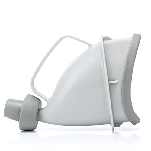 RUNACC Outdoor Urinal Portable Urination Device Plastic Travel Urinary Camping Urine Funnel for Outdoor Standing Pee, Grey