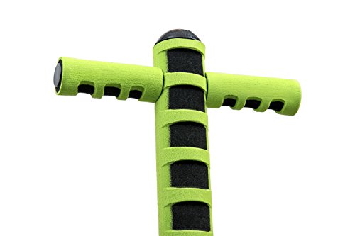 Flybar Foam Maverick Pogo Stick with Quick Clip Pogo Carry Strap (Green/Black - Green Strap) - Thumbnail 2