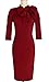 Donsane Women's Celebrity Vintage Bowknot Party Cocktail Stretch Bodycon Pencil Dress