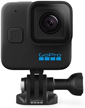 GoPro HERO11 Black Mini - Compact Waterproof Action Camera With 5.3K60 Ultra HD Video, 24.7MP Frame Grabs, 1/1.9" Image Sensor, Live Streaming, Stabilization