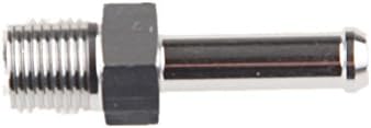 1/8 NPT To 1/4 Barb End Hose Barbs Straight Adapter Fitting Aluminum Silver