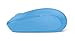 Microsoft Wireless Mobile Mouse 1850 - Cyan Blue . Comfortable Right/Left Hand Use, Wireless Mouse with Nano transceiver, for PC/Laptop/Desktop, works with Mac/Windows 8/10/11 Computers