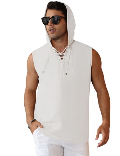 Mens Renaissance Shirt Pirate Medieval Sleeveless
