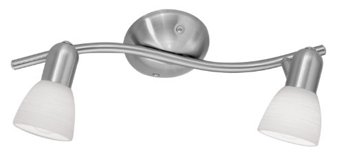 Eglo 88473A Dakar 1 Wall/Ceiling Light, Matte Nickel