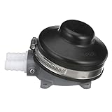 Whale GP4618 Babyfoot Manual Freshwater Galley Pump, Connects to ½-Inch Flexible Hose, 2.2 GPM Max Flow Rate, Black, One Size