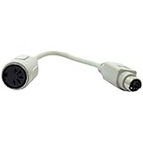 SF Cable, AT Keyboard Cable Adapter, PS/2 (MiniDin6) Male to Din5 Female (6 inches)