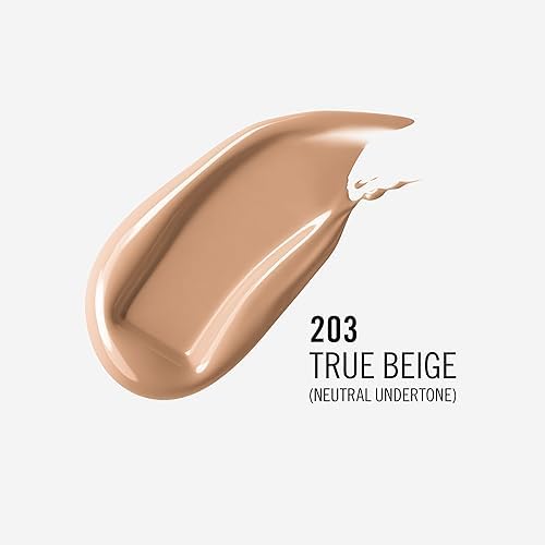 Lasting Finish 35H, 203 True Beige, fondotinta, lunga tenuta, idratante, formula vegana, alta coprenza, 30ml