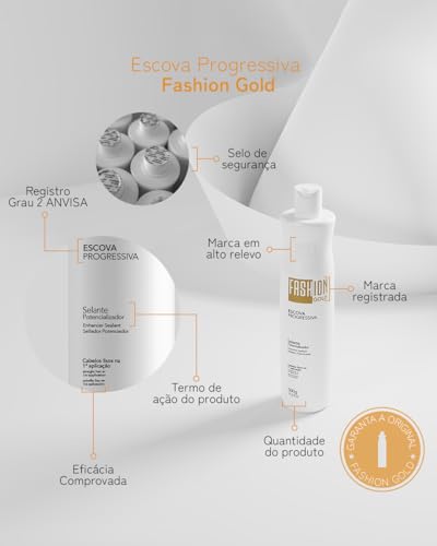 Escova Progressiva 500g - Fashion Gold