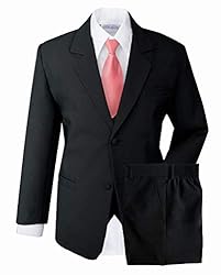 Spring Notion Boys' Formal Dress Suit Set 2T Black