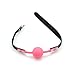 Mouth Silicone Ball Gag – SMspade Bondage Gear Restraint Mouth Ball Gag for Women, Pinkthumb 2