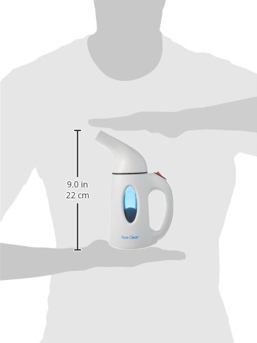 Pyle Portable Handheld Steamer - Automatic Power Off & Water Vapor Steam Lightweight Powerful Furniture Curtain Or Cloth Wrinkle Cleaner Small Size Electric Pure Enrichment for Home & Travel - PSTMH14