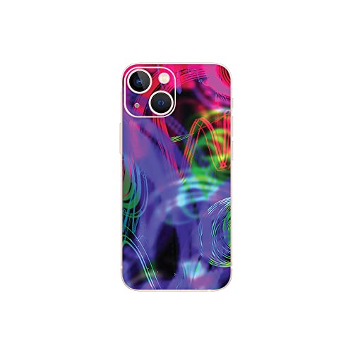 MightySkins Skin Compatible with Apple iPhone 13 Mini - Neon Splatter | Protect…