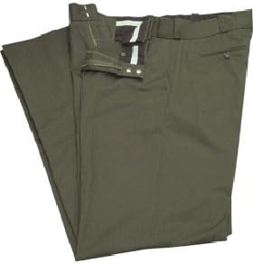 Police Uniform Trousers 100% Polyester (35 Long, Forest Green)