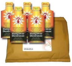 Hangover Destroyer - Hangover Prevention Formula w/DHM from Oriental Raisin Tree (+ MCT Oil) - 5 Individual Servings (Flexible Pouch)