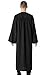 GraduationMall Unisex Matte Graduation Gown for High School & Bachelor | Choir Robes for Church | Judge Robe Costumes Black X-Large 54(5'9