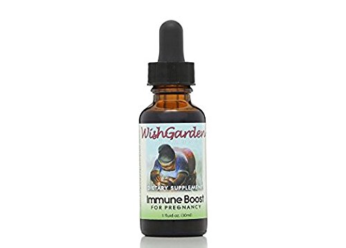 WishGarden Herbs - Immune Boost for Pregnancy, Organic Herbal Immune Boost, Supports Optimal Immune Function & Healthy Lymphatic Movement (1 oz Dropper)