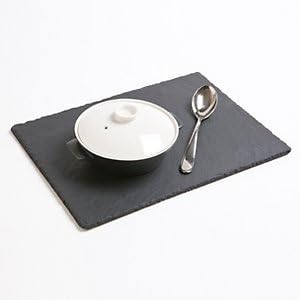 Set of 2 Rectangular Slate Placemats by The Just Slate Company
