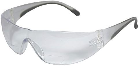 Clear Scratch-Resistant Bifocal Safety Reading Glasses,x2b;1.25 Diopter - 1 Each by Bouton Optical