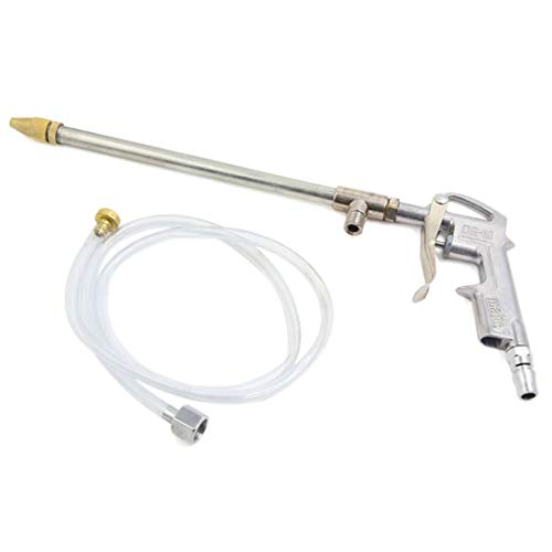 AUTUT Silver Tone High-Pressure Car Air Power Engine Cleaner Gun Wash Sprayer Degreaser Tool with Plastic Hose