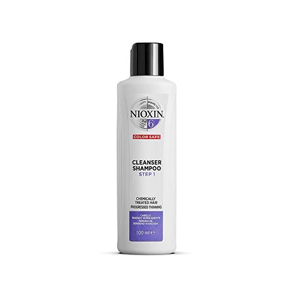 Nioxin-System-6-Cleanser-Shampoo-300-ml Nioxin 3-Part System, System 6, Chemically Treated Hair with Progressed Thinning Scalp & Hair Treatment