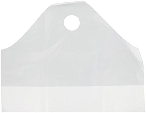 Command Packaging F21WT White Carry-Out Bag with Wave Top - 500 / CS