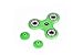 Fidget Spinner Toy Stress Relief High Speed Hand Spinner by EZ Tech Easy Simple Smart (Lime Green)