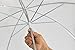 Home-X Clear Bubble Umbrella. Set of 4