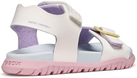 J FUSBETTO GI Sandal, Bianco/Multicolore, 28 EU