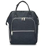 Outdoor Bag Travel & Storage Bags - 25L Outdoor Travel Mummy Baby Diaper Nappy Multifunctional Changing Bag + Water Bottle Bag - Dark Blue -