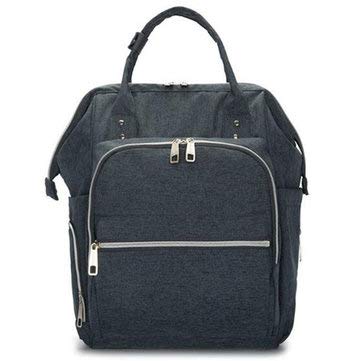 Outdoor Bag Travel & Storage Bags - 25L Outdoor Travel Mummy Baby Diaper Nappy Multifunctional Changing Bag + Water Bottle Bag - Dark Blue -