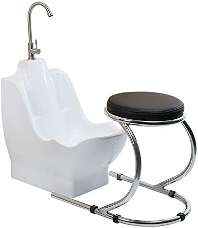 EVOLVE Wudu Wash Basin Ablution Chair Long Tap Chrome Trap Waste