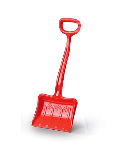 Jamara 460399 - Snow Play Schneeschaufel Tally 70 cm rot - Kunststoffstiel mit handlichem D-Griff, robuster und stabiler Kuns