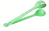 Salad Servers, Salad Hands, Kitchen Tongs for Cooking Multifunctional Set of 2 - 11 Inch. Bonus- ebook «Top 10 best recipes for salads and fruit salads» by GET & COOK