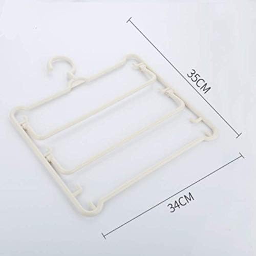 Yiylia Multi-layer rotating non-slip trouser rack household wardrobe hanging pants hanger three-tier scarf collection hanger wardrobe storage pants