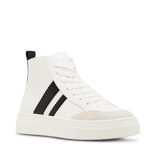 Steve Madden Girls Shoes VOLLI Sneaker, White, 3