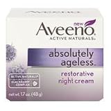 Aveeno Active Naturals Absolutely Ageless Restorative Night Cream, Blackberry, 1.7 oz