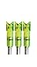 Lumenok Easton Carbon Crescent Bolt End (3-Pack), Green