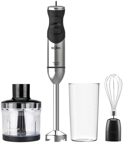 SOLAC ProMixter Inox 1500 - Blender 1500W - Bol en verre gradué 1,75L