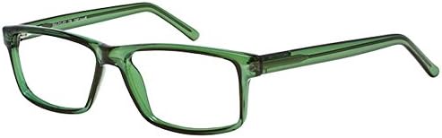 Men's Eyeglasses 385 07 Green Full Rim Optical Frame 55mm