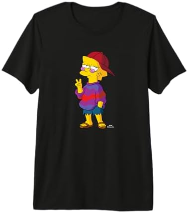 Amazon.com: The Simpsons Lisa Loser C2 Premium Tri-blend T-Shirt