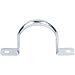 Morris Products Heavy Duty Rigid Pipe Strap – 2 Holes – 1-1/2 Inch - Secures Rigid, IMC Conduit - Zinc-Plated Steel - Reinforced Rib, Hole – Snap-On Installation – 10 Pieces