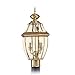 Sea Gull Lighting 8229-02 Post Lantern Polished Brass