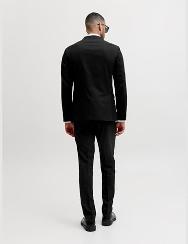 Herren Jprfranco Suit Noos Business-Anzug Hosen-Set, Schwarz, 46 EU