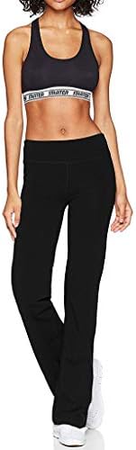 Kangma Women Flared Pants Fitness Tummy Control Leisure Pants