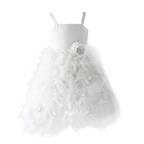Funtrees Girl Perfect Costumes with White Feather