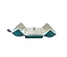 Svea Display Luxurious Aqua Velvet Premium Jewelry Storage Case for Ring Marriage Proposal Engagement Wedding Spcial Occasion (jewelry not included)