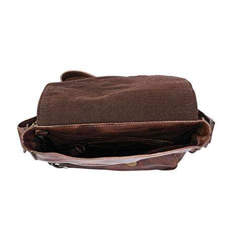 Bed|Stu Women's Venice Beach Leather Bag (Teak Rustic) - Thumbnail 3