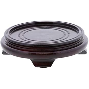 SandT Collection Rosewood Finish Tea Light Holder Candle Tray - Brown