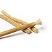 GOWO 3 Pack Miswak Sticks and Holders - Natural Teeth Whitening Kit - Natural Toothbrush - No Toothpaste Needed - Herbal Teeth Whitener and Breath Freshener - (Includes 3 Sticks and 3 Holders)
